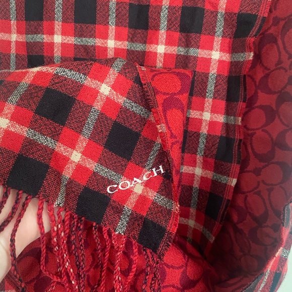Authentic Coach Reversible Signature Muffler Scarf - Picture 1 of 3